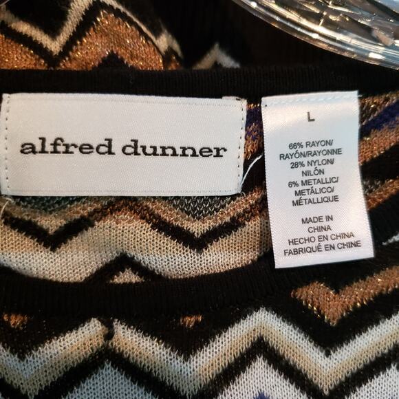Alfred Dunner Chevron Sweater - L - Picture 5 of 5